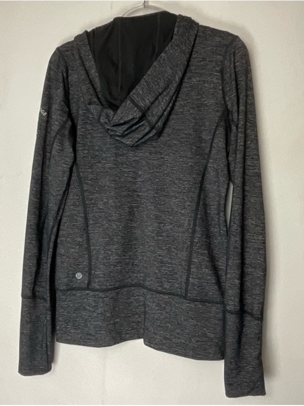lululemon athletica Dark Gray Sculpted Zip Hoodie Jacket Size 6. - Picture 2 of 9